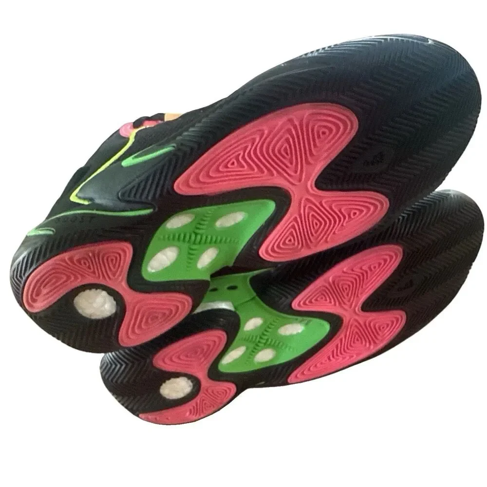 Adidas BYW Select Men’s 8.5 IE9306 Basketball Shoes Black Orange Pink